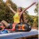 Акумуляторна музична стерео колонка з RGB підсвічуванням Hopestar A50 Party Чорна