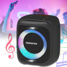 Колонка Bluetooth з RGB підсвічуванням та водозахистом Hopestar Party100 50Вт Чорна