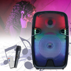 Музична Bluetooth колонка з караоке мікрофоном та пультом OTY-809 8