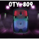 Музична Bluetooth колонка з караоке мікрофоном та пультом OTY-809 8