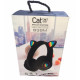 Навушники дитячі бездротові Bluetooth з карткою пам'яті Cat Ear B 39M LED Котячі вушка з підсвічуванням Фіолетовий