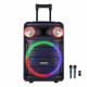 Портативна акумуляторна колонка Temeisheng TMS-1515 з мікрофонами на 400W з USB Bluetooth Пульт ДК