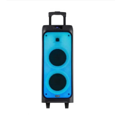 Колонка-валіза Bluetooth з 2 радіомікрофонами Temeisheng TMS S6-4 Переносна колонка
