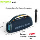Портативна бездротова колонка на 70 Вт з мікрофоном Hopestar A40 Bluetooth-динамік високої потужності