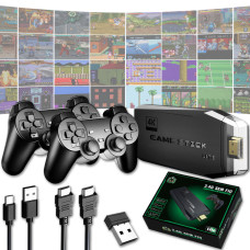 Ігрова приставка M8 Mini Game Stick 4K HDMI та 2 бездротові джойстики