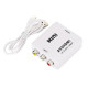 Міні конвертер HDMI to AV P42  тюльпан переходник Адаптер 1080p з живленням