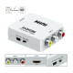 Міні конвертер HDMI to AV P42  тюльпан переходник Адаптер 1080p з живленням