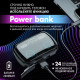 Бездротові Bluetooth навушники з функцією PowerBank та сенсорним керуванням для Андроїд та IOS Wireless M10