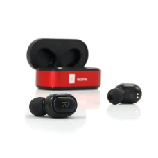 Бездротові Bluetooth навушники Double у зручному кейсі AirDots Z3 Realme Червоний