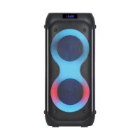 Портативна акустична система з пультом та мікрофоном NDR-610 Bluetooth колонка з підсвічуванням