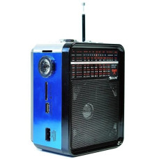 Радіоприймач Golon RX-9100 c USB та SD Портативне радіо на акумуляторі з ліхтариком