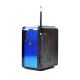 Радіоприймач Golon RX-9100 c USB та SD Портативне радіо на акумуляторі з ліхтариком