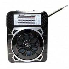 Радіоприймач Golon RX-9133 c USB та SD Портативне радіо на акумуляторі з ліхтариком