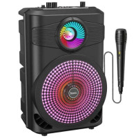 Портативна Bluetooth колонка караоке HOCO BS46 з мікрофоном Автономна акустична колонка