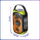 Портативна Bluetooth колонка з мікрофоном та RGB-підсвічуванням Hopestar Party 300 80W Чорний