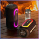 Портативна Bluetooth-колонка 20W з RGB підсвічуванням та захистом IPX6 Hopestar P60 Чорний