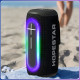 Портативна Bluetooth-колонка 20W з RGB підсвічуванням та захистом IPX6 Hopestar P60 Чорний