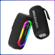 Портативна Bluetooth-колонка 20W з RGB підсвічуванням та захистом IPX6 Hopestar P60 Чорний