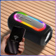 Портативна Bluetooth-колонка 20W з RGB підсвічуванням та захистом IPX6 Hopestar P60 Чорний