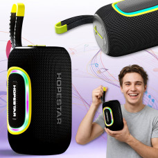 Портативна Bluetooth-колонка з RGB підсвічуванням та підтримкою TWS Hopestar P65 20W Чорний