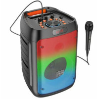 Бездротова колонка Bluetooth Borofone BP10 з мікрофоном Портативна колонка Bluetooth з мікрофоном та RGB підсвічуванням