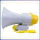 Ручний гучномовець з режимом сирени та відтворенням запису Megaphone HW-8C 10W