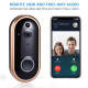 Відеодомофон HD WI-FI Video Doorbell W Бездротова відеокамера з датчиком руху і функцією запису відео