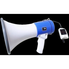 Потужний акумуляторний гучномовець із вбудованою сиреною та USB MEGAPHONE ER 66 Рупор ручний 50 Вт