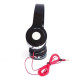 Накладні стерео навушники в стилі Monster Beats з мікрофоном MDR 9522 Чорні