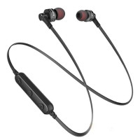 Бездротові вакуумні Bluetooth стереонавушники з мікрофоном AWEI B990BL  Зручні спортивні навушники