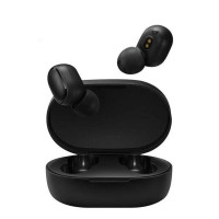 Бездротові вакуумні Bluetooth навушники вкладиші з кейсом A6S Навушники з кейсом для заряджання Чорні