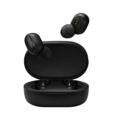 Бездротові вакуумні Bluetooth навушники вкладиші з кейсом A6S Навушники з кейсом для заряджання Чорні