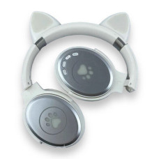 Бездротові накладні Bluetooth навушники з мікрофоном SP-25 Навушники з вушками та підсвічуванням