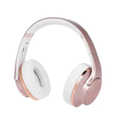 Бездротові навушники Bluetooth накладні з мікрофоном Wireless ST8 Акумуляторні навушники Рожеві