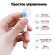 Бездротові вакуумні Bluetooth навушники вкладиші з кейсом i10-MAX​​​​​​​ Навушники з кейсом для заряджання Білі