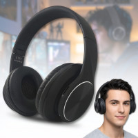 Накладні Bluetooth-навушники з мікрофоном та складаною конструкцією ST-57 Чорний