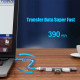 Хаб USB Type-C на 4 USB 3.0 Silver Концентратор для підключення 4 USB
