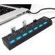 Високошвидкісний USB 3.0 хаб на 7 виходів Концентратор на 7 портів із вимикачами