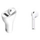 Навушник у боксі R із зарядним для airpods USB та від прикурювача авто Бездротова bluetooth блютуз гарнітура
