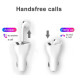 Навушник у боксі R із зарядним для airpods USB та від прикурювача авто Бездротова bluetooth блютуз гарнітура
