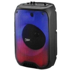 Потужна акустична система RX-8150 10W 3000mAh з RGB підсвіткою дротовим мікрофоном і пультом ДУ