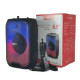 Потужна акустична система RX-8150 10W 3000mAh з RGB підсвіткою дротовим мікрофоном і пультом ДУ