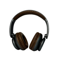 Бездротові накладні Bluetooth навушники з мікрофоном LS-205 Акумуляторні навушники Чорно-коричневі