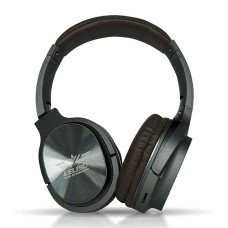 Бездротові накладні Bluetooth навушники з мікрофоном LS-202 Акумуляторні навушники Коричневі