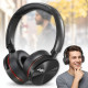 Накладні Bluetooth-навушники з підтримкою FM радіо та TF-картою Q6