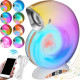 Креативна бездротова Bluetooth колонка з підсвічуванням RGB L-39 Колонка з годинником та будильником