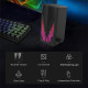 Музичні дротяні колонки для комп'ютера з RGB підсвічуванням 2.0 Чорні