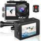 Екшн-камера водонепроникна з двома дисплеями та пультом Action Camera Q60AR 12MP 4K 60 FPS WiFi