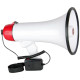 Ручний динамік з акумулятором Megaphone UKC ER-55 Потужний рупор 12 Вт Біло-Червоний
