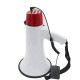 Ручний динамік з акумулятором Megaphone UKC ER-55 Потужний рупор 12 Вт Біло-Червоний